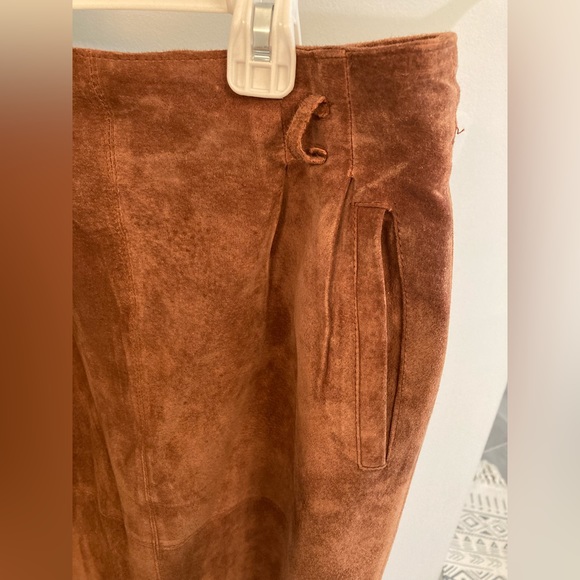 Vintage design assets leather skirt size 10 - Picture 3 of 5